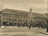 Bolnica Male Braće 1931. godine, pročelje, prije rušenja u veljači 1931. godine